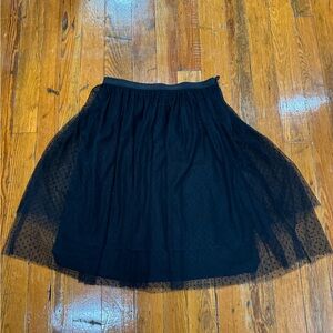 Brooks Brothers Midi Skirt Polka Dot Lace